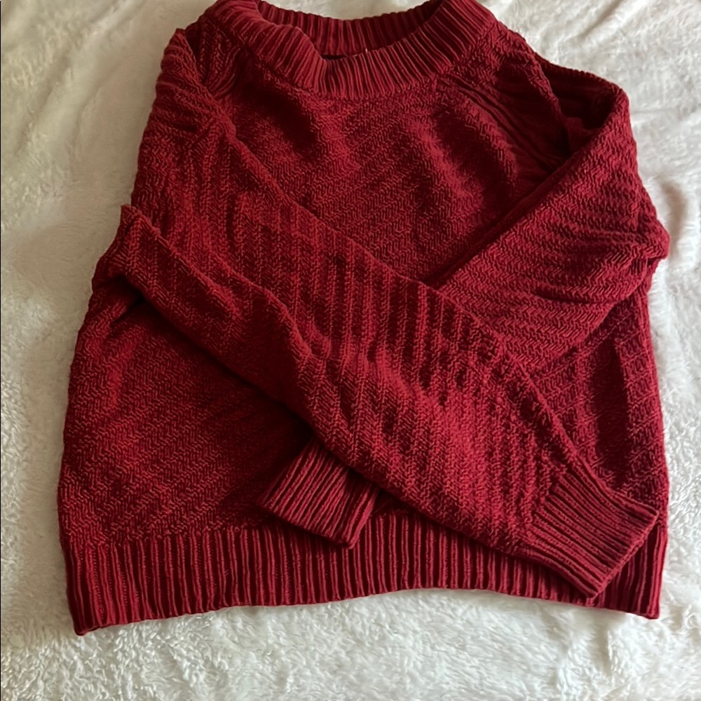 Universal Thread Red Crew Neck Sweater